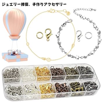 ハンドメイドcan can Amazon.co.jp: カニカン 丸カン 6色 アクセサリーパーツ 留め具